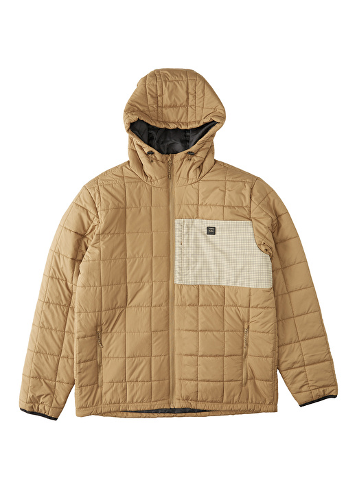 Billabong Sarı Erkek Kapüşonlu   Ceket F1JK45 JOURNEY PUFFER JACKE 1