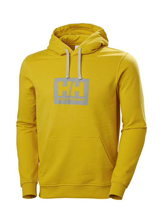Helly Hansen Sarı Erkek Kapüşonlu Sweatshirt HHA.53289_HH BOX HOODIE 1