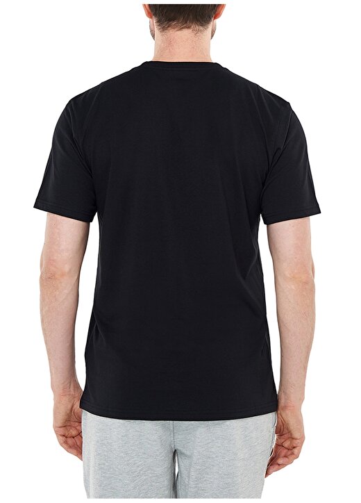 Columbia O Yaka Baskılı Siyah Erkek T-Shirt CS0287 CSC M BASIC BIG LOGO BRUSHED 2