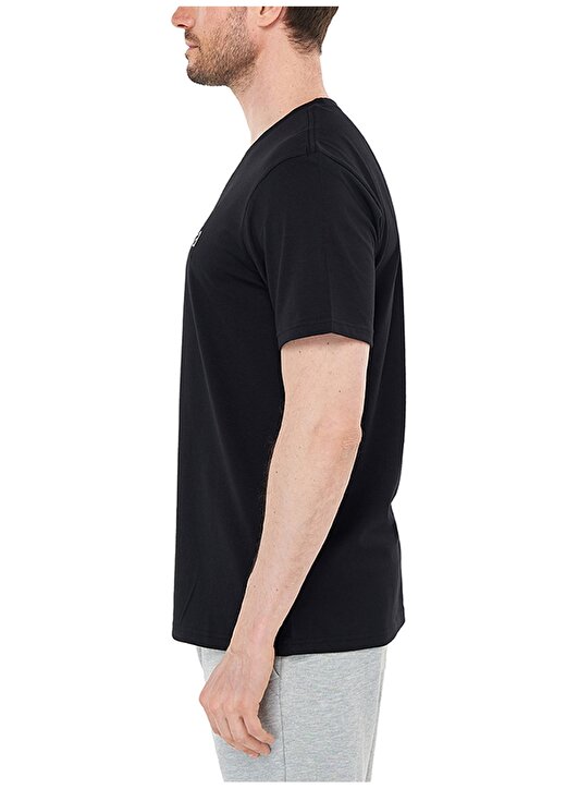 Columbia O Yaka Baskılı Siyah Erkek T-Shirt CS0287 CSC M BASIC BIG LOGO BRUSHED 4