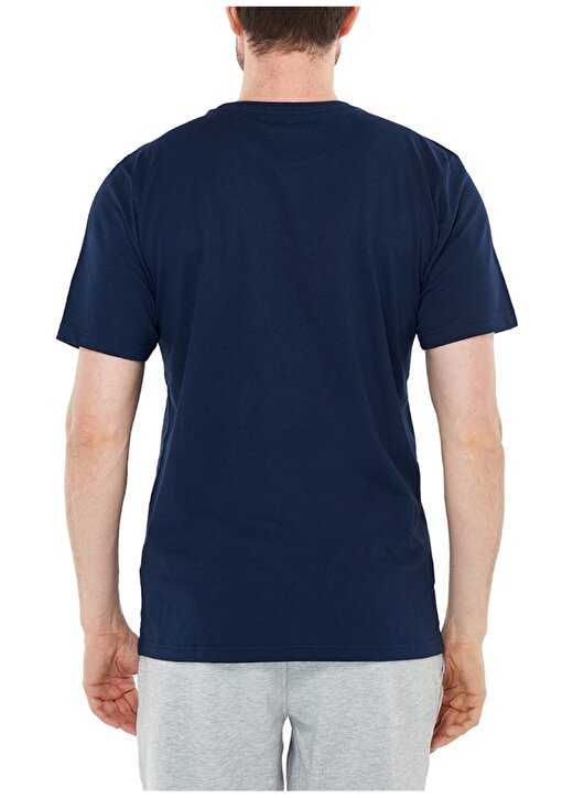 Columbia O Yaka Baskılı Koyu Lacivert Erkek T-Shirt CS0287 CSC M BASIC BIG LOGO BRUSHED 2