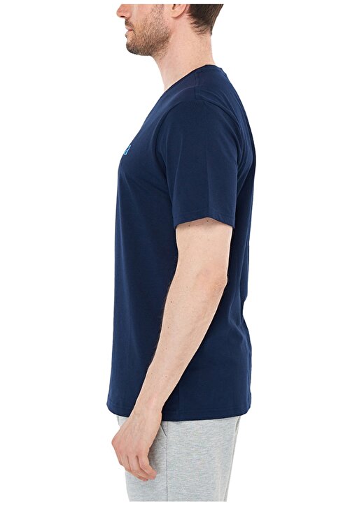 Columbia O Yaka Baskılı Koyu Lacivert Erkek T-Shirt CS0287 CSC M BASIC BIG LOGO BRUSHED 3