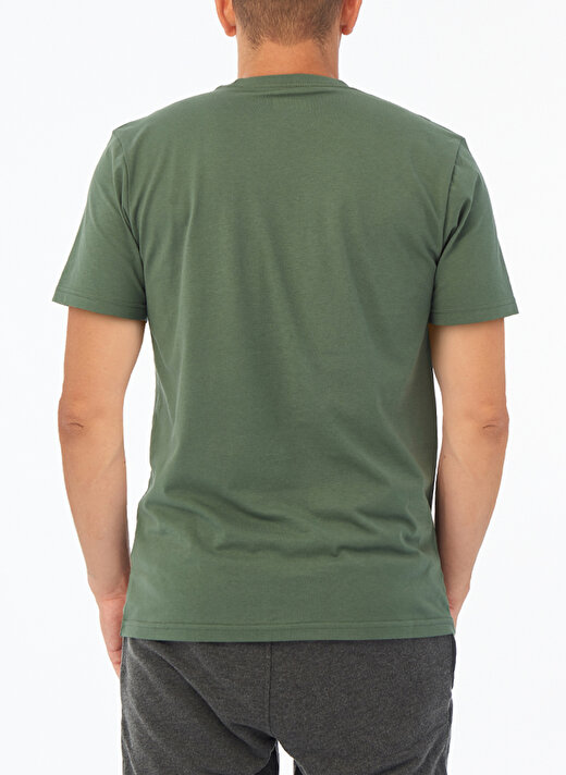 Columbia O Yaka Düz Yeşil Erkek T-Shirt CS0282 CSC M BASIC SM LOGO BRUSHED 2