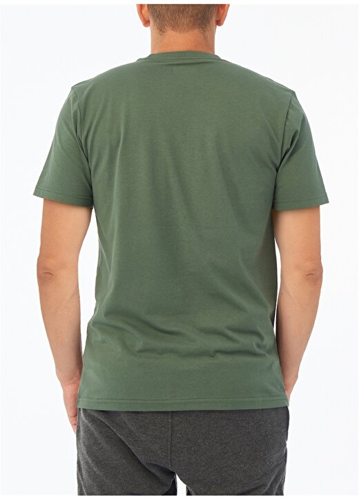 Columbia O Yaka Düz Yeşil Erkek T-Shirt CS0282 CSC M BASIC SM LOGO BRUSHED 2