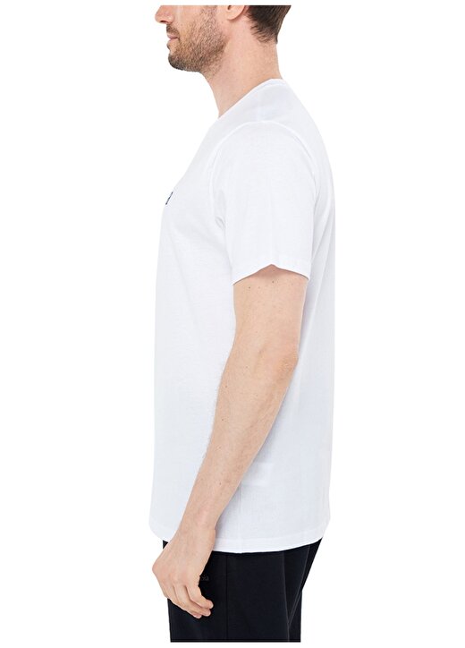 Columbia O Yaka Baskılı Beyaz Erkek T-Shirt CS0287 CSC M BASIC BIG LOGO BRUSHED 4