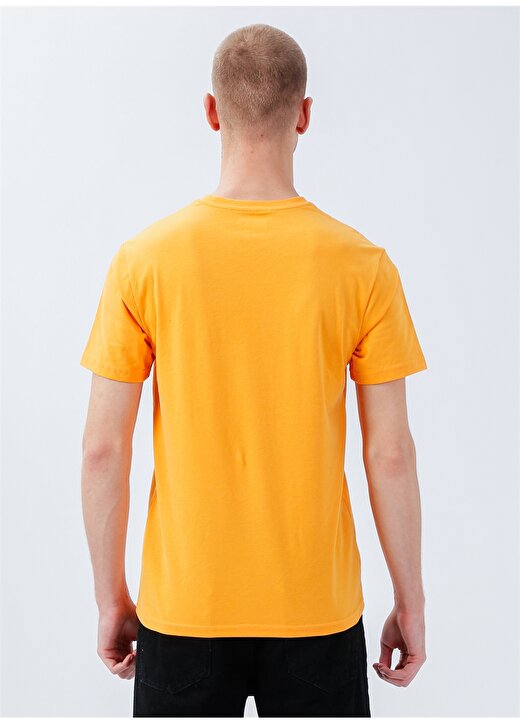 Columbia O Yaka Baskılı Sarı Erkek T-Shirt CS0287 CSC M BASIC BIG LOGO BRUSHED 4