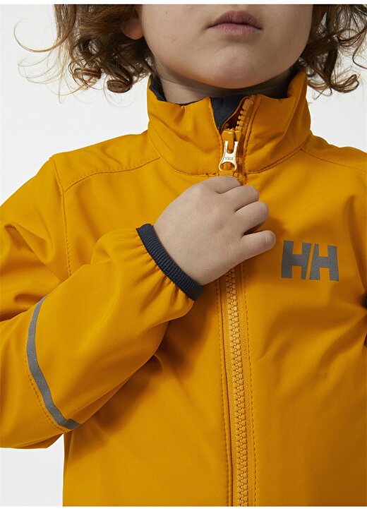 Helly Hansen Sarı Erkek Çocuk Kapüşonlu Uzun Kollu Kayak Montu HHA.41761-HHA.328 JR SUMMIT JACKET 2