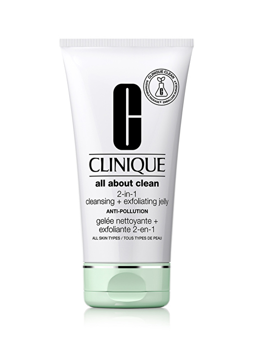 Clinique All About Clean 2'Si 1 Arada Temizleyici + Peeling 150 ml/5FLOZ 1