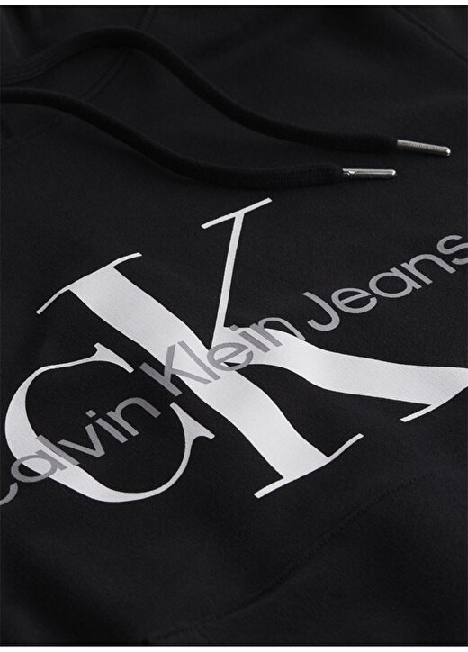 Calvin Klein Jeans Kapüşonlu Rahat Siyah Kadın Sweatshirt J20J219141BEH 3