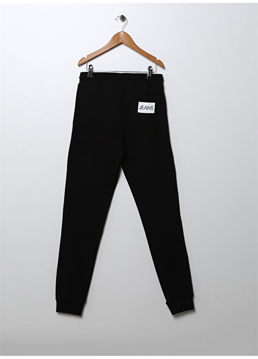 Calvin Klein Lastikli Bel Lastikli Paça Siyah Erkek Çocuk Pantolon IB0IB00954 2