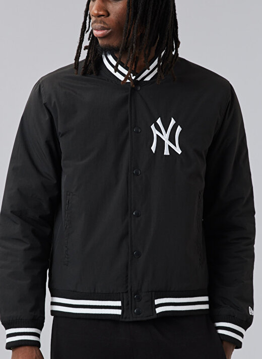 New Era Siyah Erkek Mont 60284785MLB TEAM BOMBER JKT NEYYAN 2