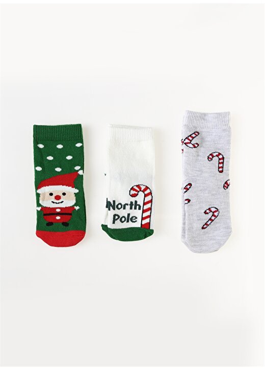 Mammaramma Çok Renkli Bebek Soket Çorap BABY NEW YEAR24 2