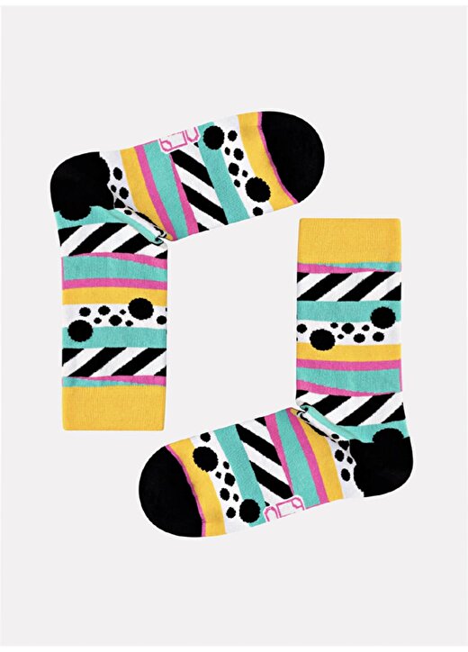 Cozzy Socks Florida Beach Çok Renkli Kadın Spor Çorap CZY2022124 2