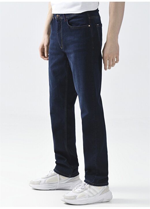 Armani Exchange Normal Bel Straight Erkek Denim Pantolon 6LZJ16 1500-INDIGO DENIM 3