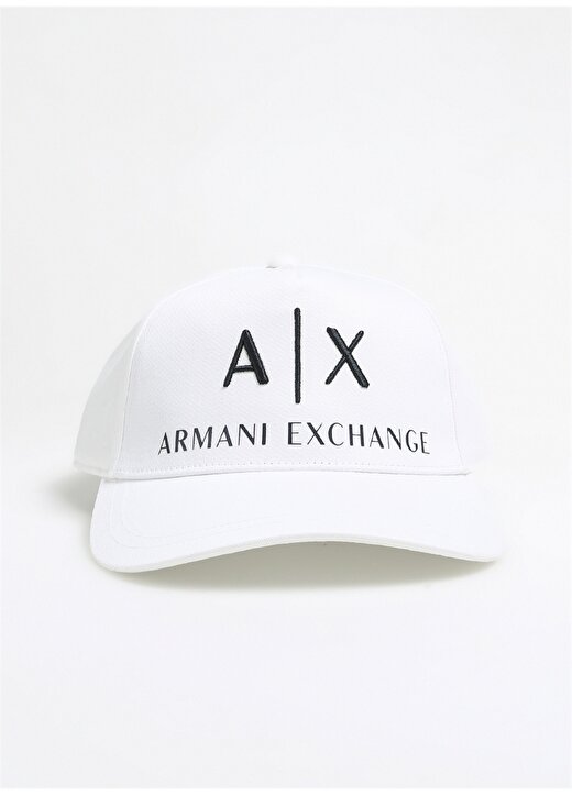 Armani Exchange Beyaz - Lacivert Erkek Kasket 954039 00812-BIANCO/BLU NAVY 1