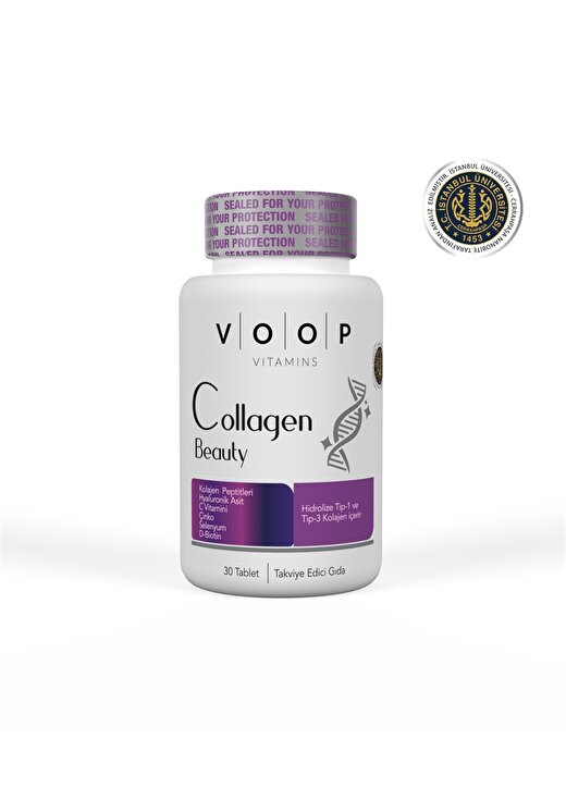 Voop Collagen Bty 30 Tablet Takviye Edici Gıda 1
