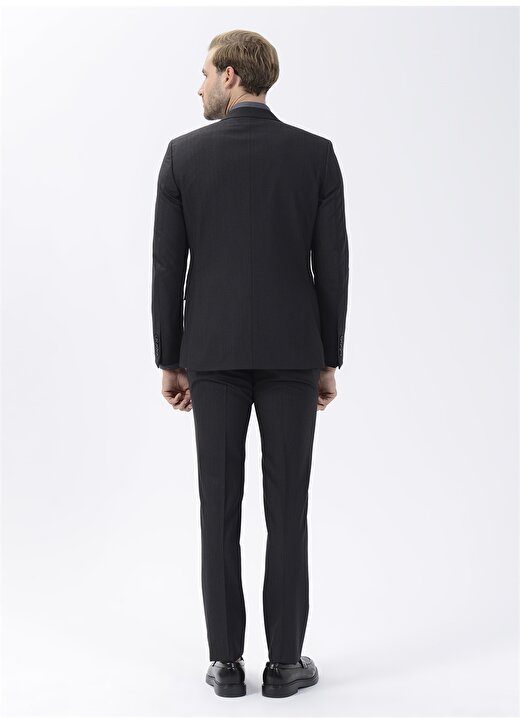 Beymen Business Normal Bel Slim Fit Antrasit Erkek Takım Elbise 4B3023100008 3