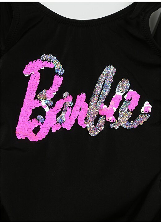Barbie Siyah Kız Çocuk Mayo 23BB-02 3