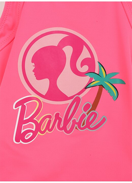 Barbie Pembe Kız Çocuk Mayo 23BB-01 3