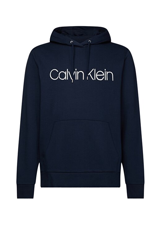 Calvin Klein Kapüşon Yaka Mavi Erkek Sweatshırt K10K104060407 1