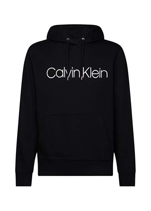 Calvin Klein Kapüşon Yaka Siyah Erkek Sweatshırt K10K104060002 1