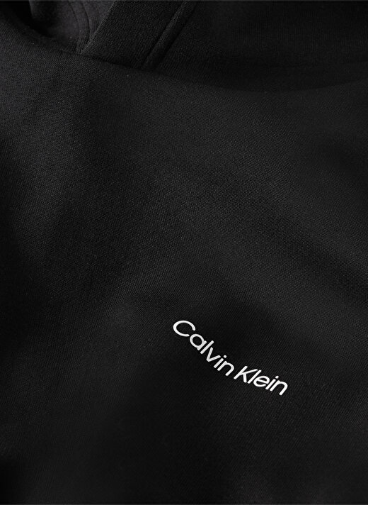 Calvin Klein Kapüşon Yaka Siyah Erkek Sweatshırt K10K109927BEH 4