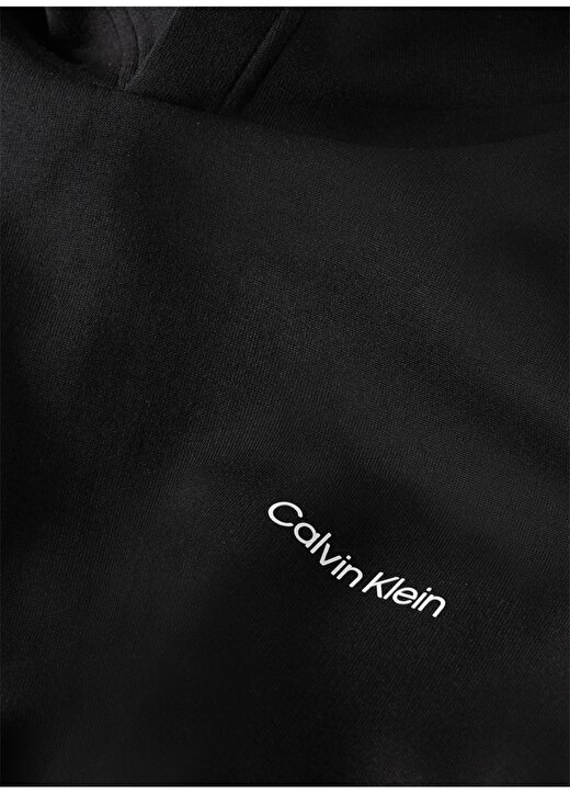 Calvin Klein Kapüşon Yaka Siyah Erkek Sweatshırt K10K109927BEH 4