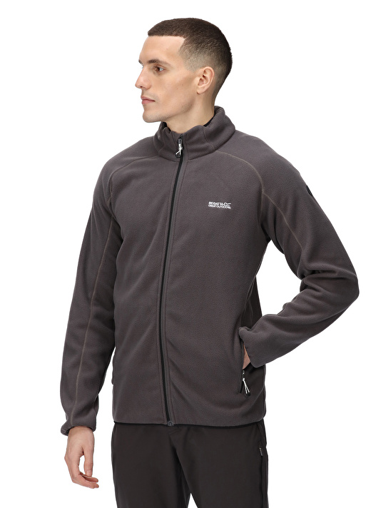 Regatta Gri Erkek Polar Sweatshırt RMA502 Hadfield Polar Sweatshırt 1