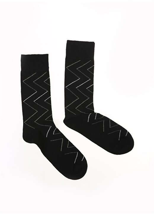 Fabrika Siyah Erkek Soket Çorap FAB-NS-36 2