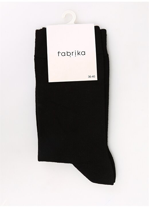 Fabrika Siyah Kadın Soket Çorap FAB-NS-38 1