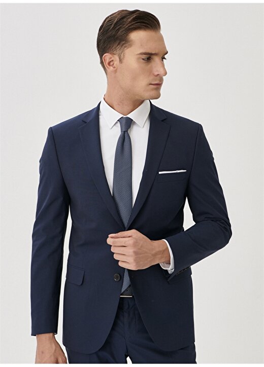 Altınyıldız Classics Normal Bel Slim Fit Lacivert Erkek Takım Elbise 4A3023100071 1