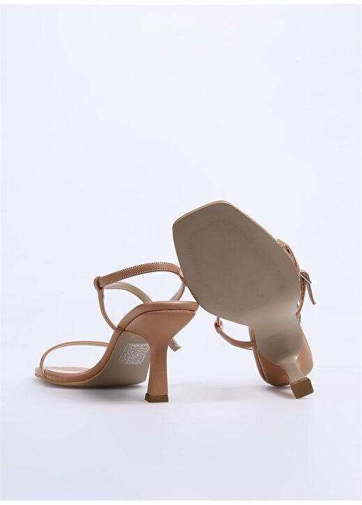 Fabrika Deve Tüyü Kadın Topuklu Ayakkabı LAHEY NEW 4