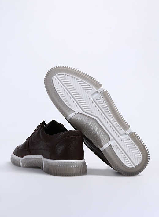 F By Fabrika Kahve Erkek Deri Sneaker YORKE  4