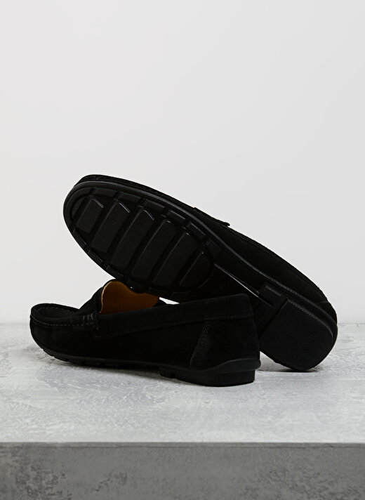 F By Fabrika Deri Siyah Erkek Günlük Ayakkabı KAREMBEU 4