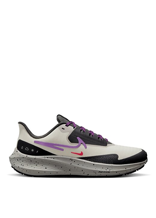 Nike Siyah - Gri - Gümüş Kadın Koşu Ayakkabısı DO7626-003 W AIR ZOOM PEG 39 SHIELD 1