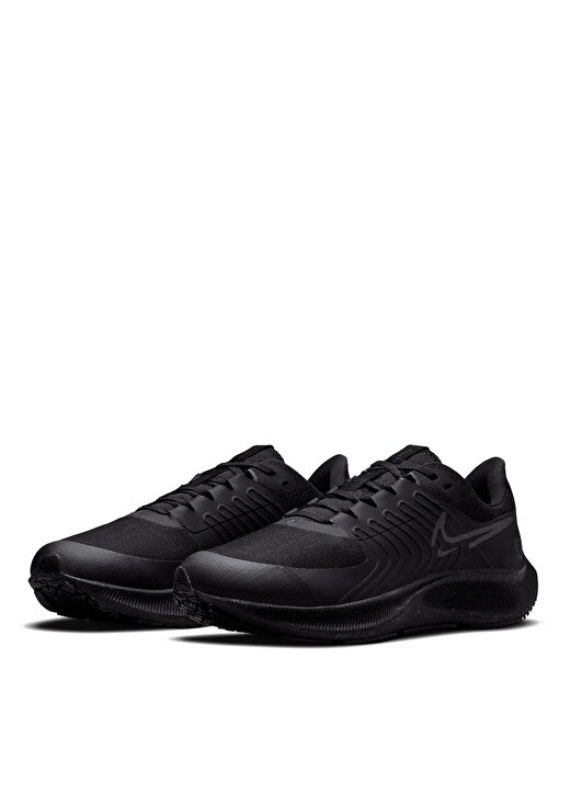 Nike Siyah - Gri - Gümüş Kadın Koşu Ayakkabısı DC4074-002 W AIR ZOOM PEG 38 SHIELD 3