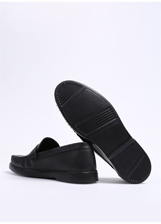 Cotton Bar Siyah Erkek Klasik Ayakkabı MALEE 4
