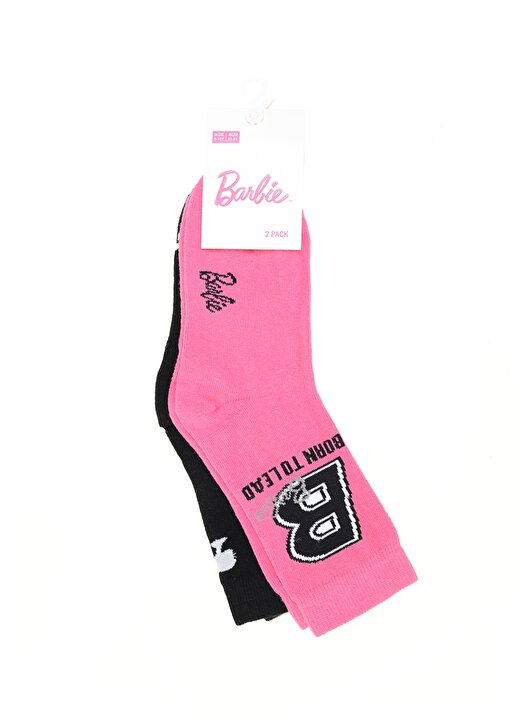 Barbie Çok Renkli Kız Çocuk Soket Çorap BARBİE-SCK-1 1