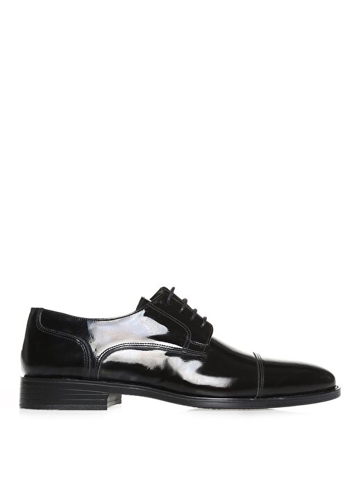 Fabrika Deri Siyah Erkek Klasik Ayakkabı LUIS 1
