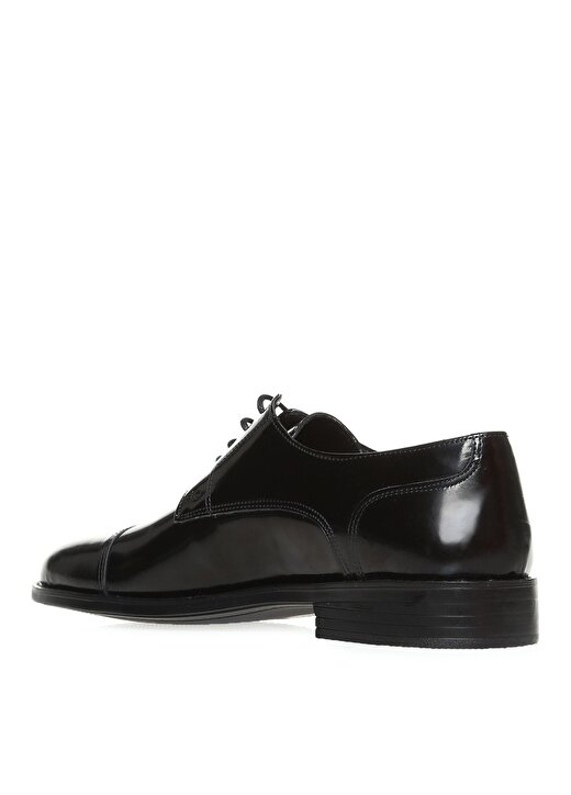 Fabrika Deri Siyah Erkek Klasik Ayakkabı LUIS 2