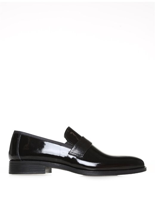 Fabrika Deri Siyah Erkek Klasik Ayakkabı MACEO 1