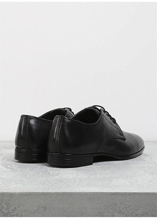 Fabrika Deri Siyah Erkek Klasik Ayakkabı VOLTA 3