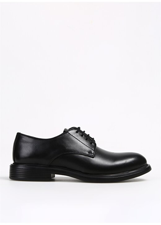 Fabrika Deri Siyah Erkek Klasik Ayakkabı TERESINA 1