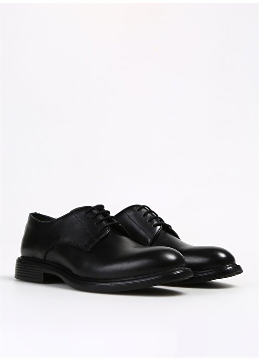 Fabrika Deri Siyah Erkek Klasik Ayakkabı TERESINA 2