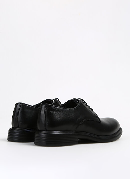 Fabrika Deri Siyah Erkek Klasik Ayakkabı TERESINA 4