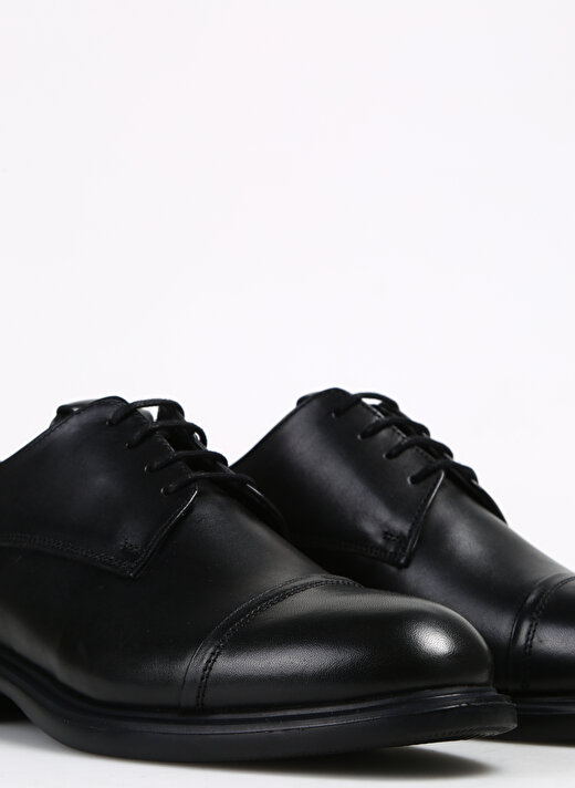 Fabrika Deri Siyah Erkek Klasik Ayakkabı JOSE 3