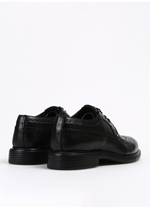 Fabrika Deri Siyah Erkek Klasik Ayakkabı ANOVA 4