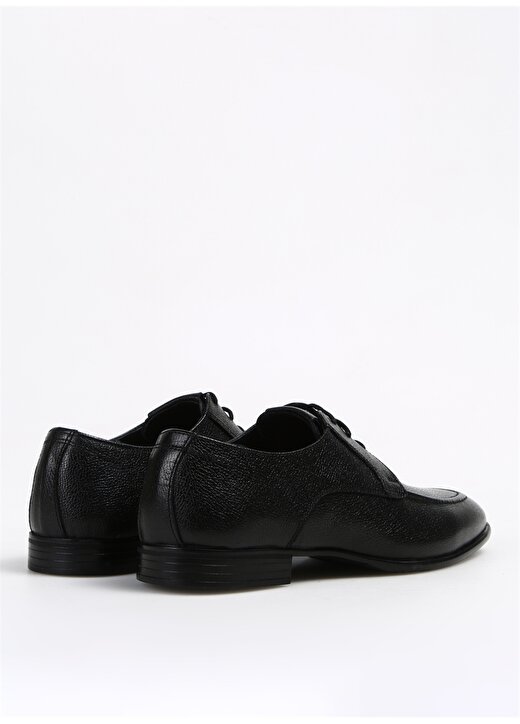 Fabrika Deri Siyah Erkek Klasik Ayakkabı TORINO 4