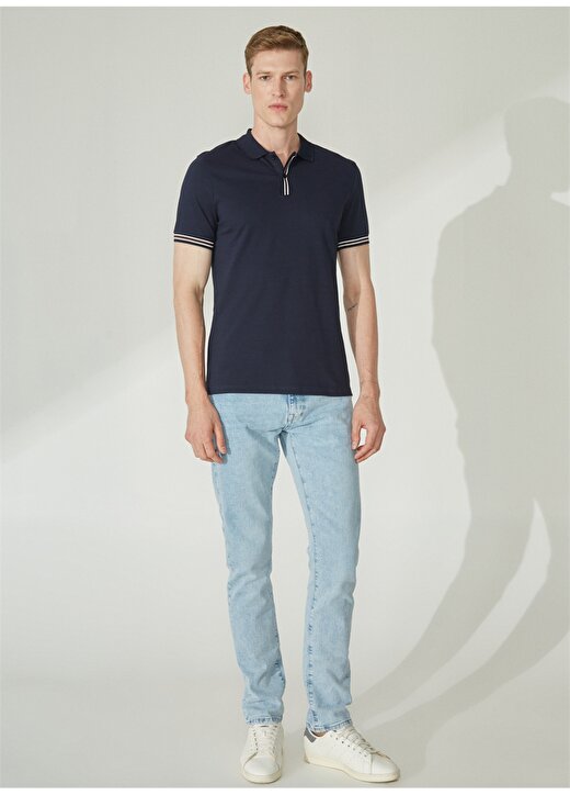 Fabrika Comfort Düz Lacivert Erkek Polo T-Shirt CM DOFAS 2
