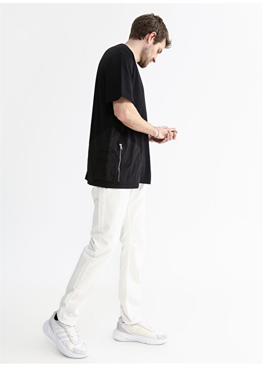 Black On Black Normal Bel Düz Paça Basic Kırık Beyaz Erkek Denim Pantolon E-ORSAN 1